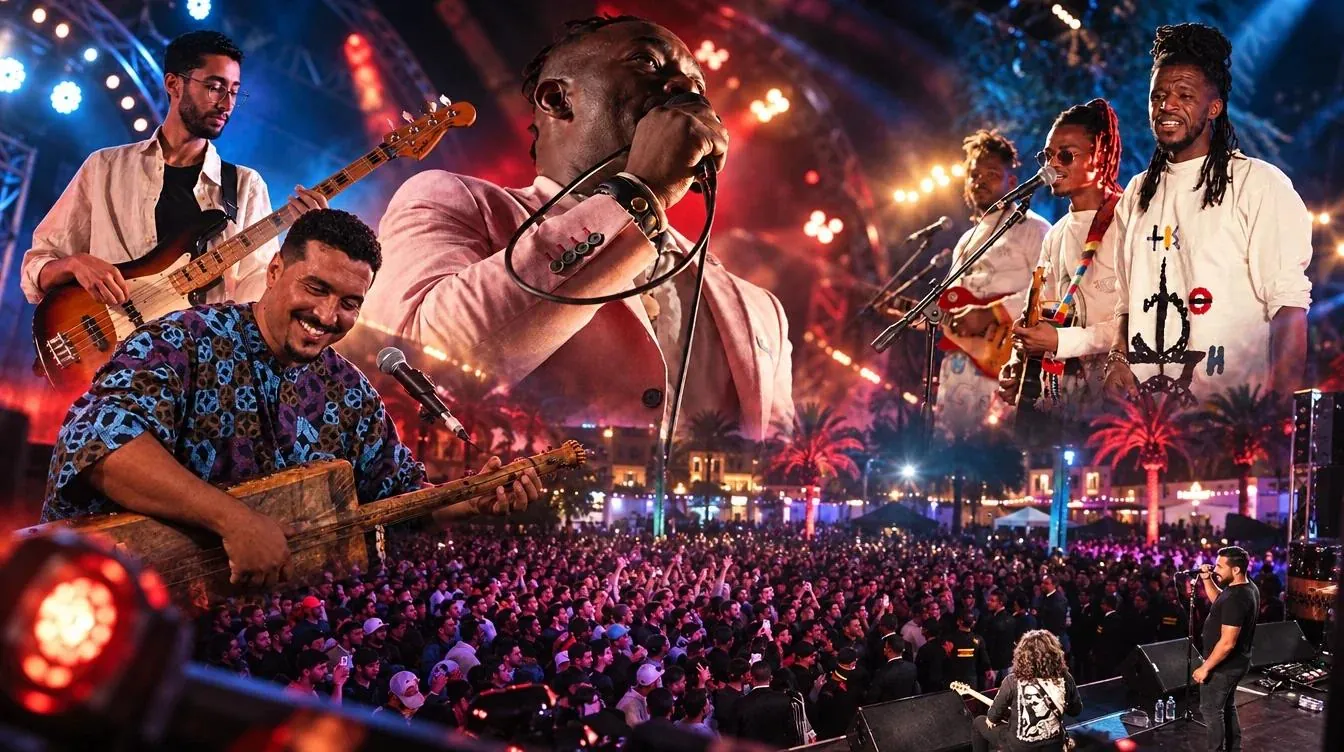Talweekend: concert et foule au Talborjt Week-end à Agadir